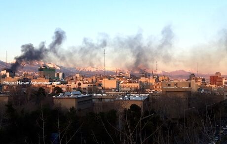 جزئیات آتش سوزی ساختمان ۵ طبقه در تهران