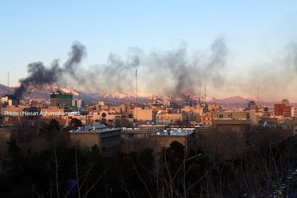 جزئیات آتش سوزی ساختمان ۵ طبقه در تهران