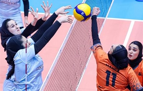 شهر آرکا و سایپا صدرنشین دور رفت لیگ برتر والیبال بانوان