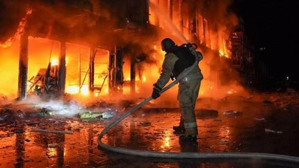 اوکراین، پالایشگاه نفت مسکو را به آتش کشید
