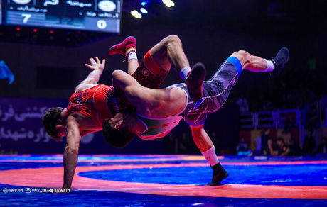 قهرمانی خوزستان در مسابقات کشتی فرنگی قهرمانی کشور