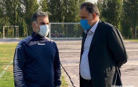 حضور مددی در تمرین امروز استقلال 