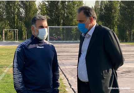 حضور مددی در تمرین امروز استقلال 