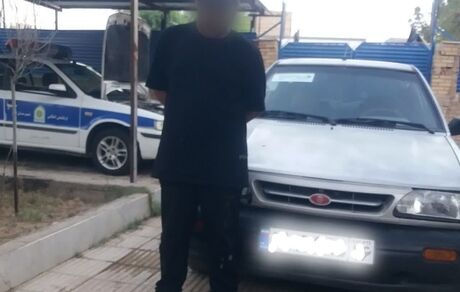 توقیف خودروی ۲ راننده کم سن ۱۵ و ۱۶ ساله در شهر قنوات قم