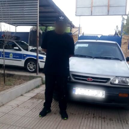 توقیف خودروی ۲ راننده کم سن ۱۵ و ۱۶ ساله در شهر قنوات قم