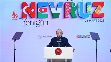اردوغان: نوروز، روز بزرگداشت و جشن مشترک جهان ترک خواهد بود
