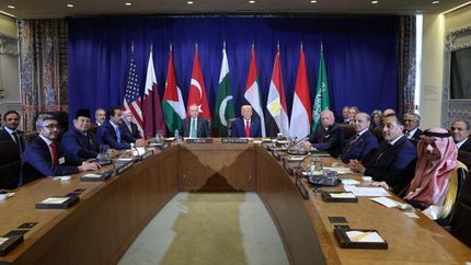 دیدار ترامپ با سران کشورهای عربی و اسلامی