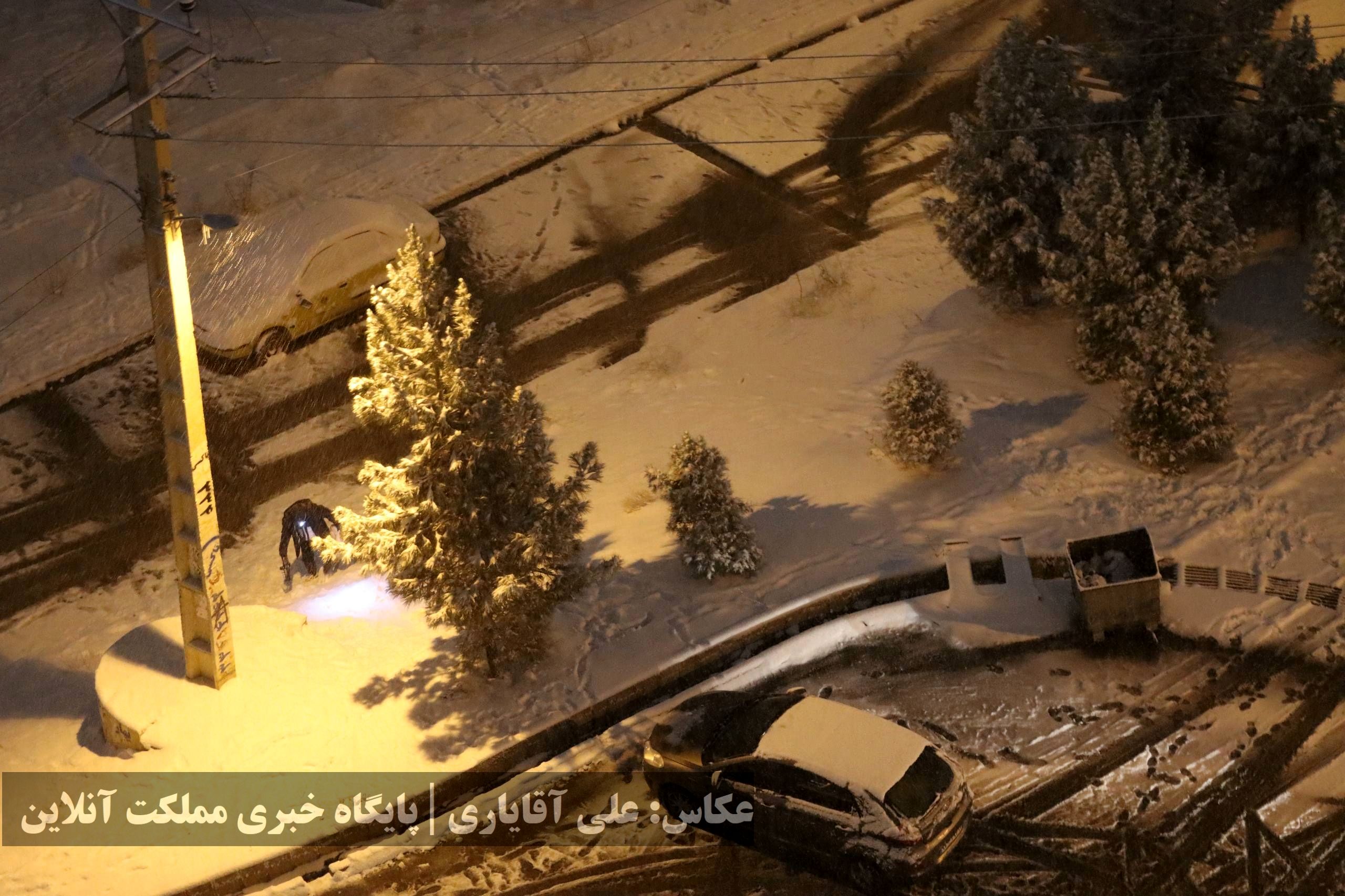 بارش برف در ارومیه