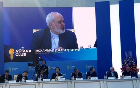 
آغاز سخنرانی ظریف در افتتاحیه کلوپ آستانه
