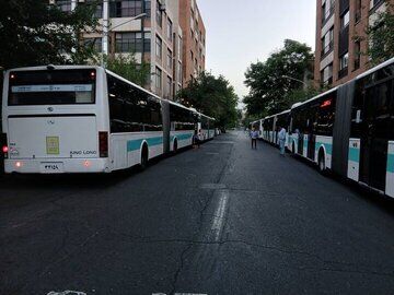 مشکلی برای تامین سوخت اتوبوس‌ها در تهران نیست