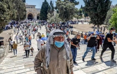 ادامه تعرض صهیونیست‌ها به مسجد الاقصی در ماه رمضان