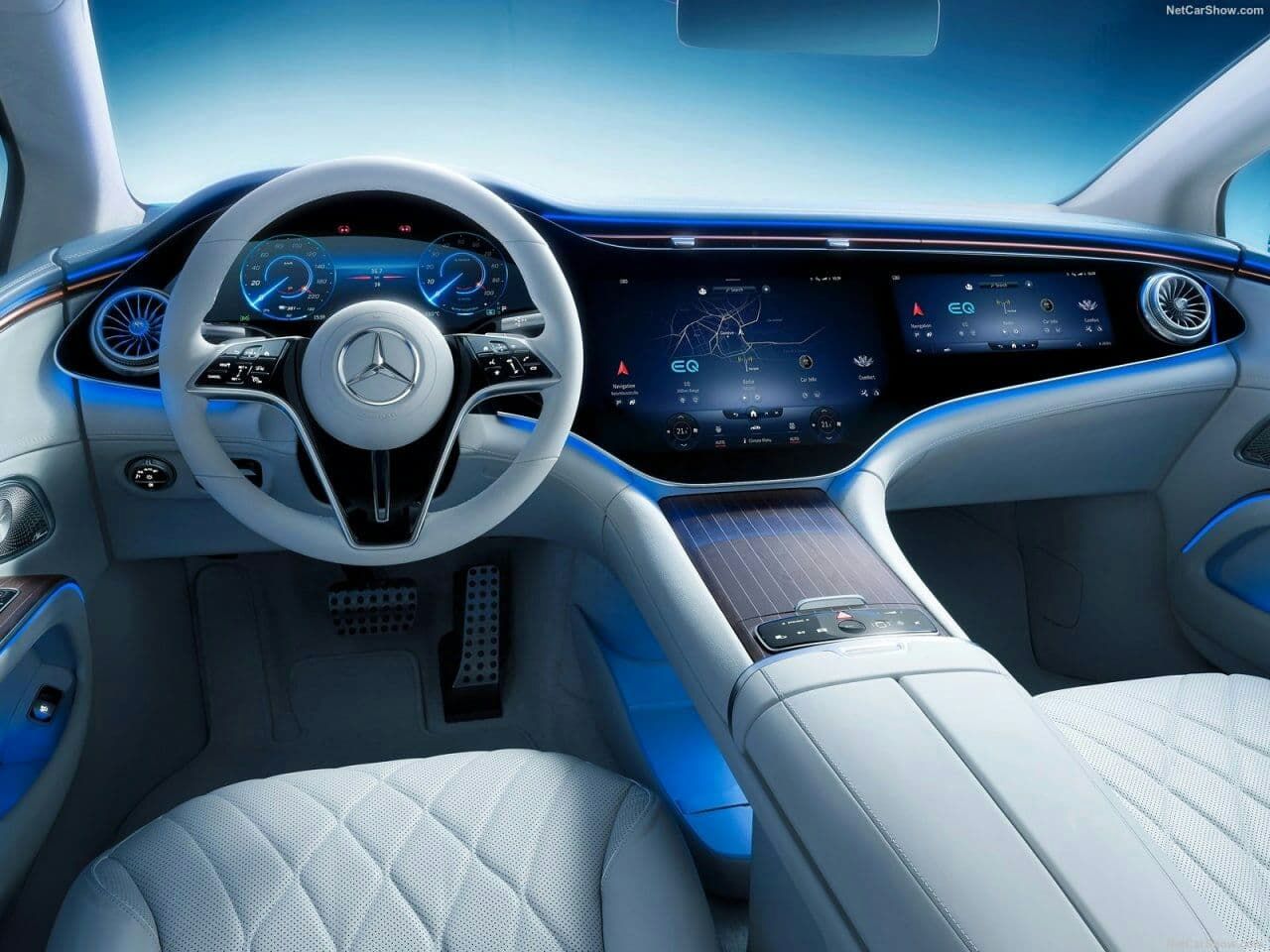 لوکس‌ترین خودروی الکتریکی مرسدس بنز