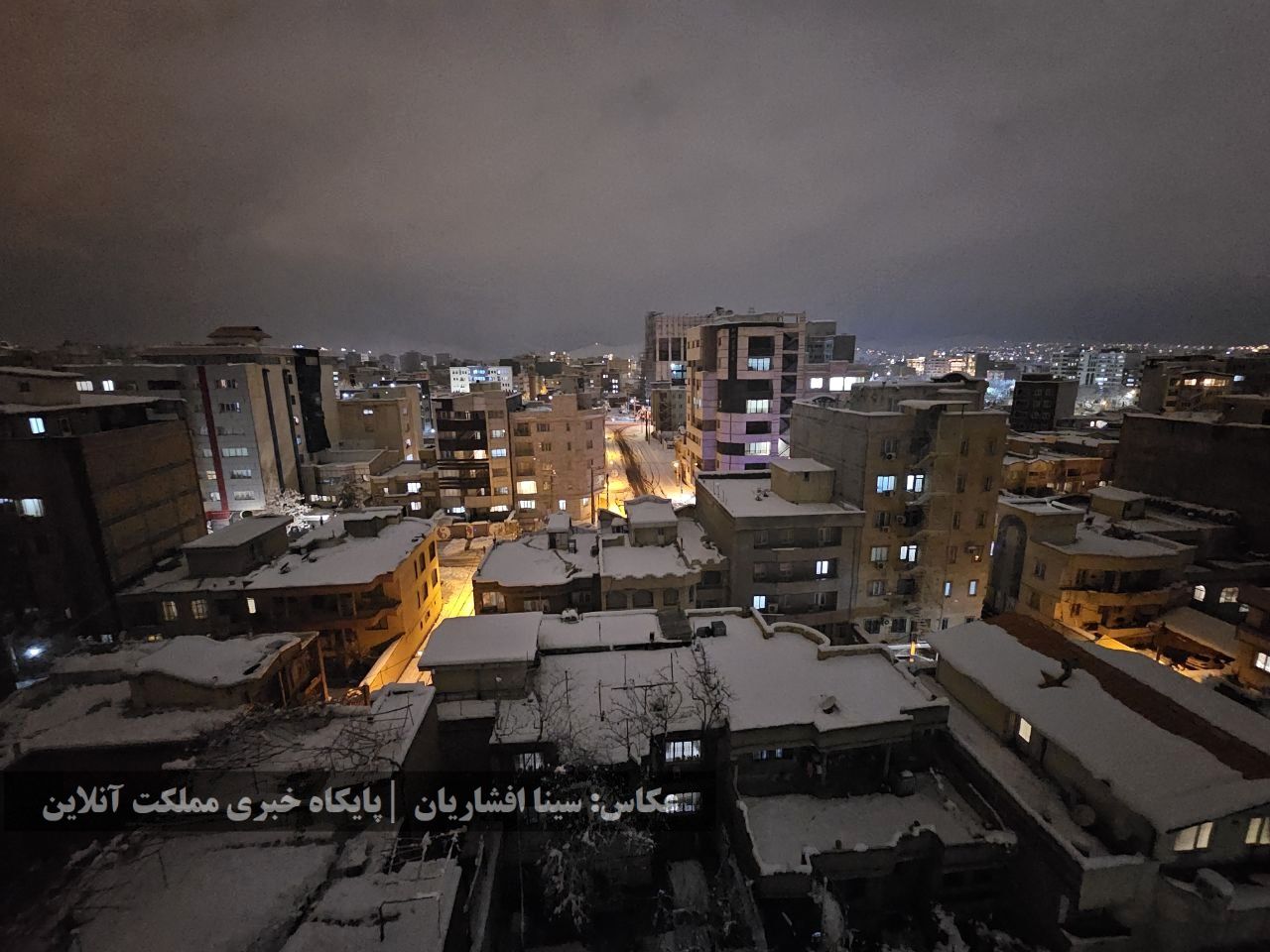 برف ارومیه