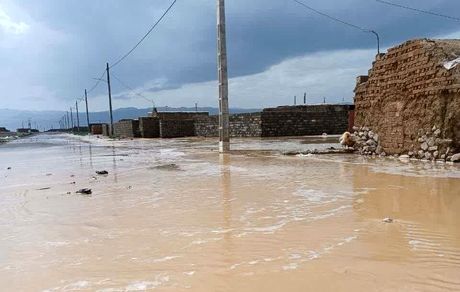 تخلیه روستای نوده از توابع شهرستان زیرکوه بدلیل سرریز سد