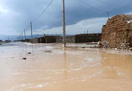 تخلیه روستای نوده از توابع شهرستان زیرکوه بدلیل سرریز سد