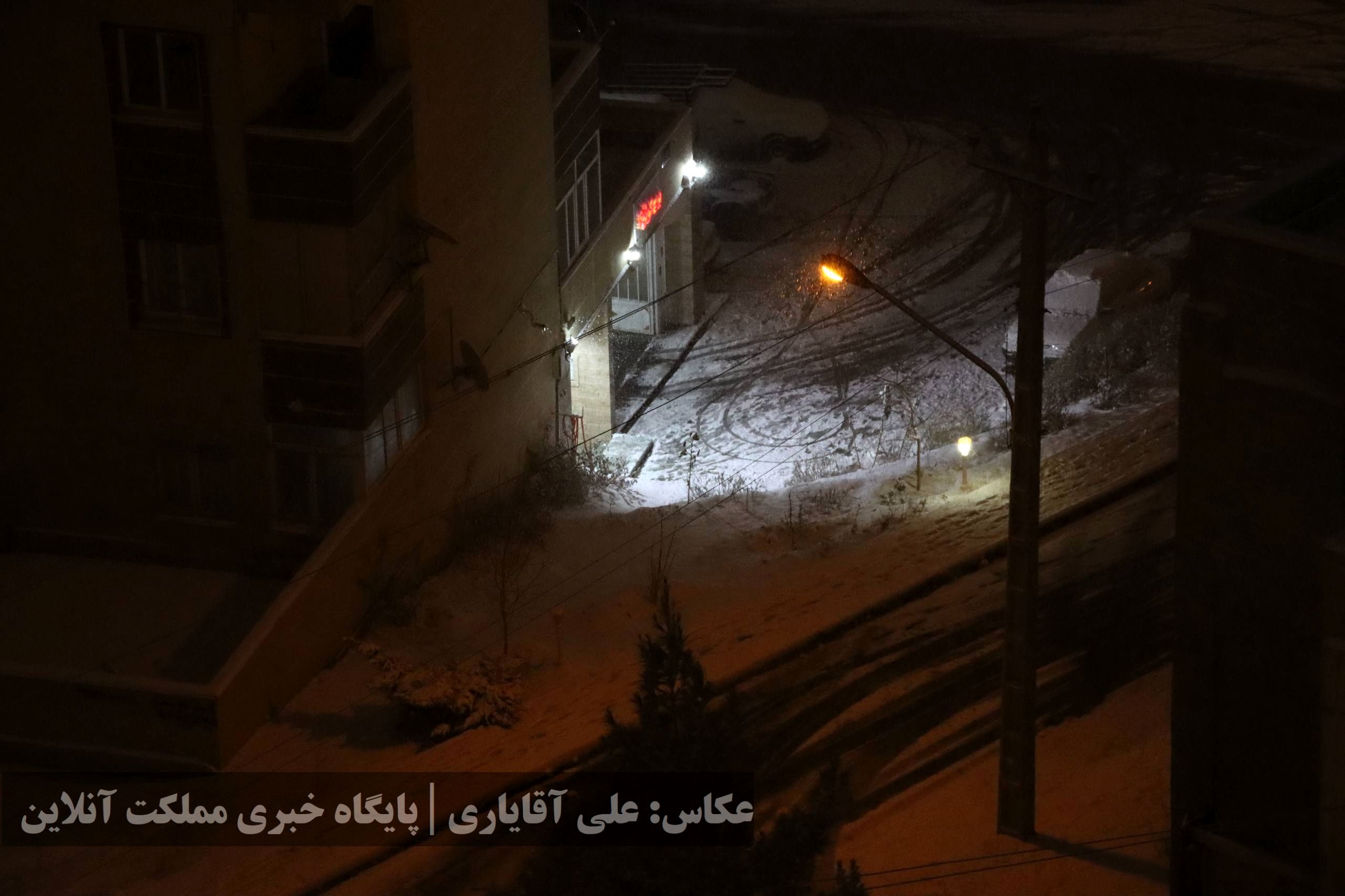 بارش برف در ارومیه