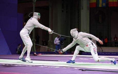 راهیابی علی پاکدامن به جمع ۳۲ بازیکن برتر جام جهانی شمشیربازی الجزایر