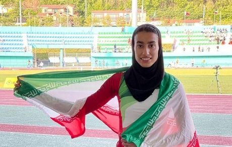 بانوی دونده ۴۰۰متر کشورمان مدال نقره جوانان آسیا را کسب کرد