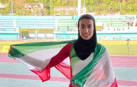 بانوی دونده ۴۰۰متر کشورمان مدال نقره جوانان آسیا را کسب کرد