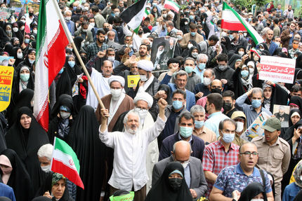 اعلام مسیرهای راهپیمایی روز قدس در استان کرمانشاه