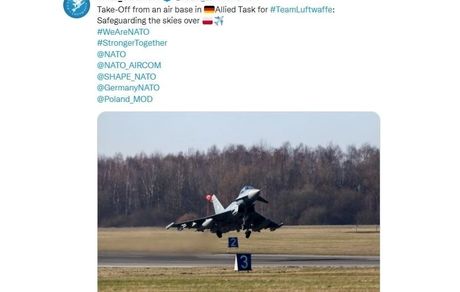 جنگ اوکراین گسترش یافت؟ / گشت‌زنی هواپیماهای جنگی آلمان در آسمان لهستان