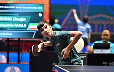 حذف بازیکن تنیس روی میز ایران از مسابقات بین‌المللی سنگاپور