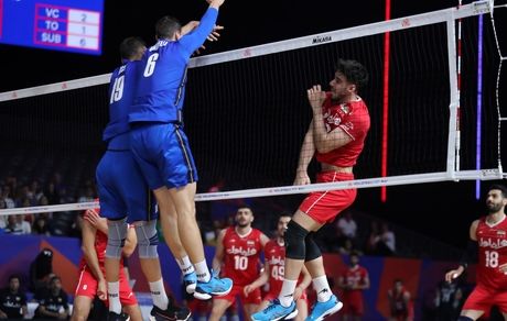 شکست سنگین تیم ملی والیبال مقابل ایتالیا