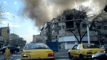 انتشار تصویری از یک مجروح بر اثر حملات امروز اسرائیل به ایران