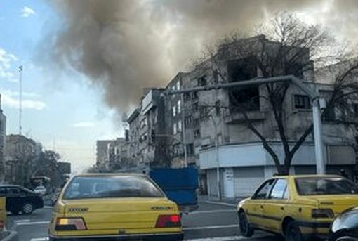 انتشار تصویری از یک مجروح بر اثر حملات امروز اسرائیل به ایران