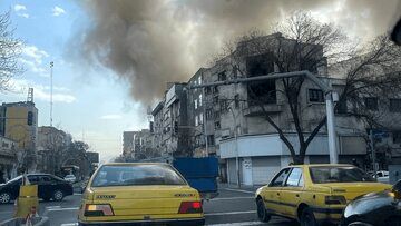 انتشار تصویری از یک مجروح بر اثر حملات امروز اسرائیل به ایران