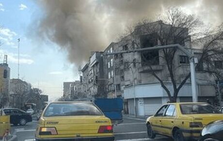 انتشار تصویری از یک مجروح بر اثر حملات امروز اسرائیل به ایران