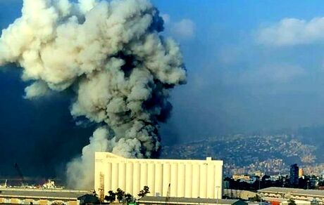 انفجار در بندر صیدا لبنان