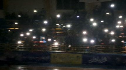 قطعی برق به مسابقات لیگ برتر والیبال رسید