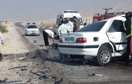 تصادف در فارس 2 کشته و ۶ مجروح به دنبال داشت