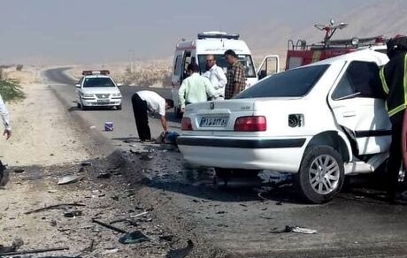 تصادف در فارس 2 کشته و ۶ مجروح به دنبال داشت