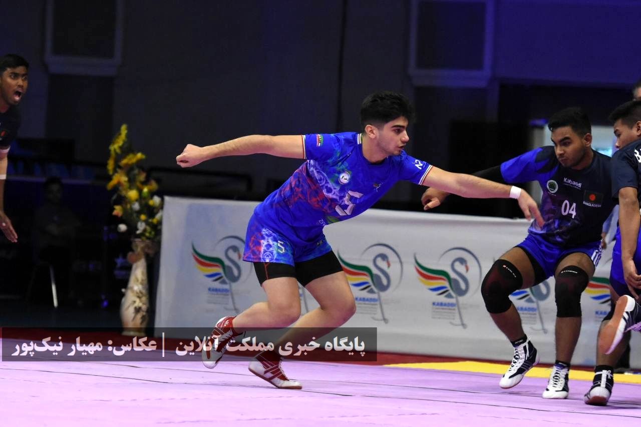 مسابقات کبدی قهرمانی جوانان جهان: بازی ایران و بنگلادش