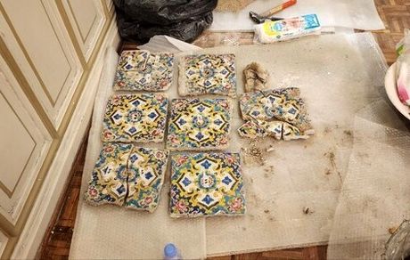 کاشی‌های گمشده کاخ گلستان پیدا شد