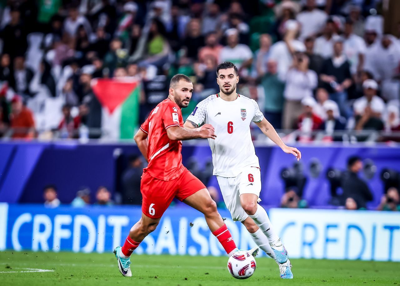 دیدار ایران و فلسطین از دید لنز دوربین