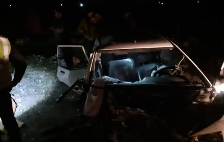 ۱۳ مصدوم در واژگونی پژو ۴۰۵