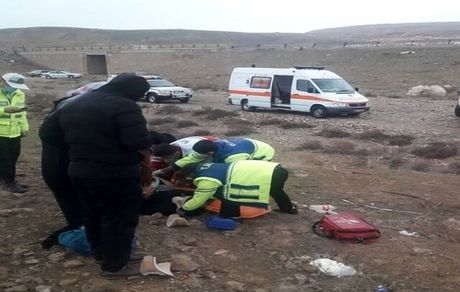 این بار یک اتوبوس در کامیاران واژگون شد / ۴۸ نفر مصدوم شدند