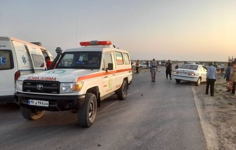 ۹ کشته در تصادف خودروی سواری حامل اتباع غیرمجاز در مسیر سراوان خاش