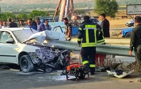 تصادف زنجیره‌ای در استان قزوین، سه فوتی داشت