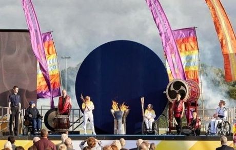 مشعل رقابت‌های پارالمپیک ۲۰۲۰ توکیو روشن شد