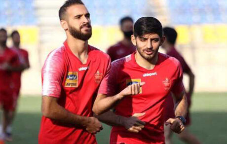 گل‌محمدی و باقری در تمرین پرسپولیس پا به توپ شدند