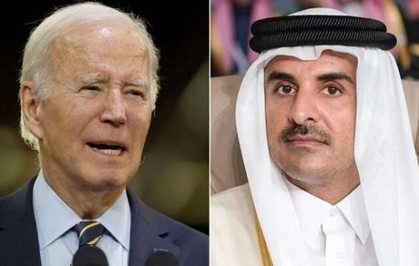 بایدن با امیر قطر در خصوص بحران غزه گفت و گو کرد