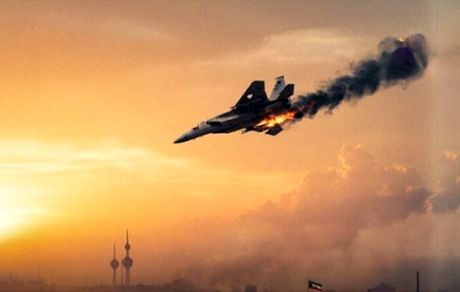 سقوط جنگنده آمریکایی در کویت