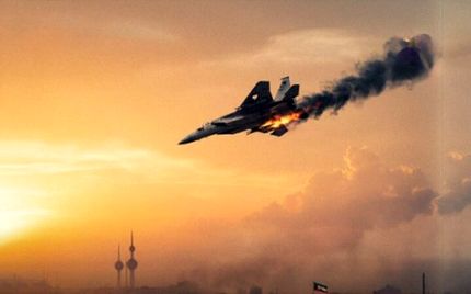 سقوط جنگنده آمریکایی در کویت