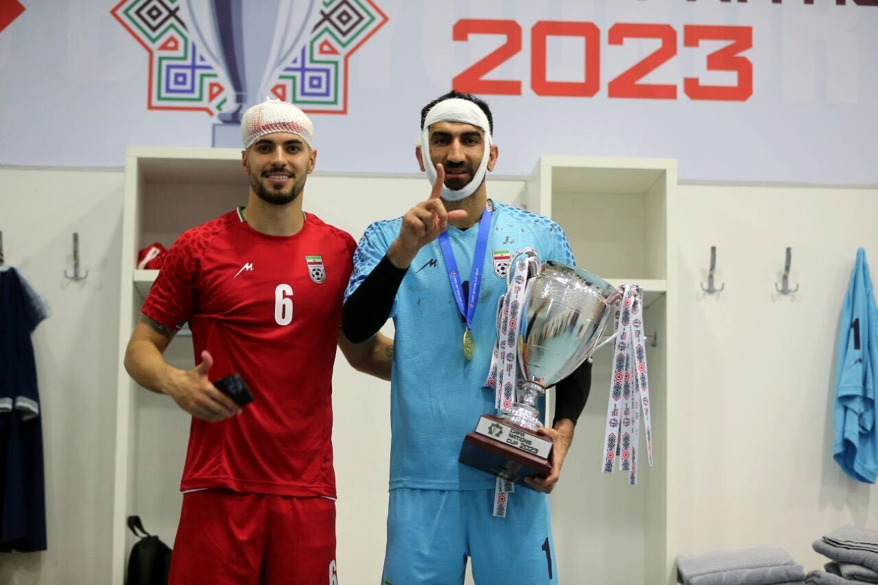 قهرمانی تیم ملی ایران در تورنمنت کافا از دید دوربین