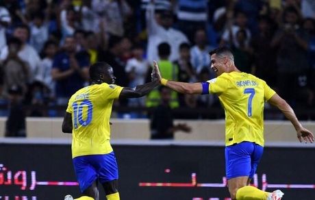 برد پرگل النصر با درخشش رونالدو