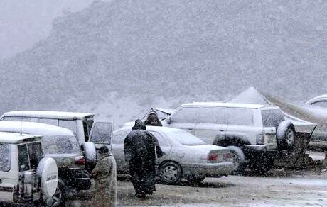 در بیابان‌های عربستان هم برف بارید